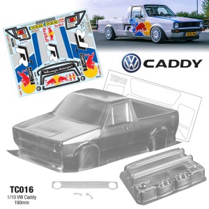 VW Caddy Body 190mm RedBull